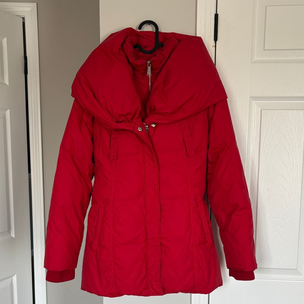 Michael Kors Red Puffer Jacket